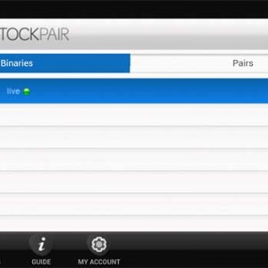 StockPair Mobile Binary Options Trading Screenshot Featured