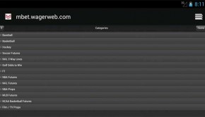 WagerWeb Mobile Sportsbook Screenshot Featured