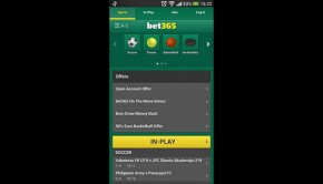 Bet365 Mobile Sportsbook Lobby Screenshot Featured