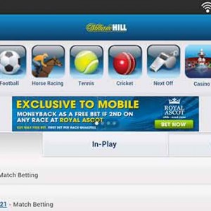 William Hill Mobile Sportsbook Lobby Screenshot Featured